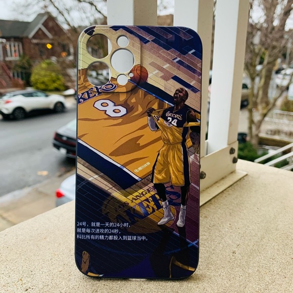 Fashion iPhone 12Pro NBA Superstar Kobe Bryant Drop Protection Case - Picture 5 of 5